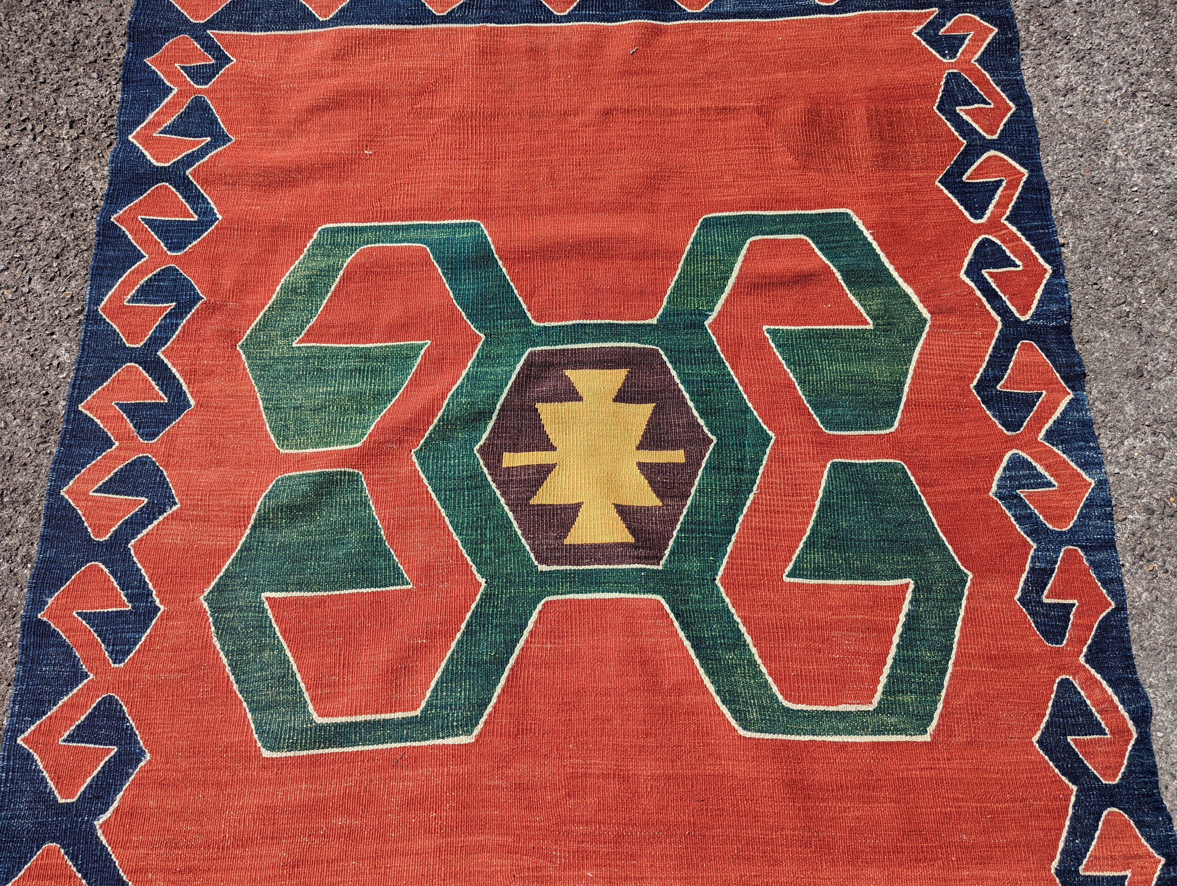An Anatolian flatweave rug, 170 x 130cm
